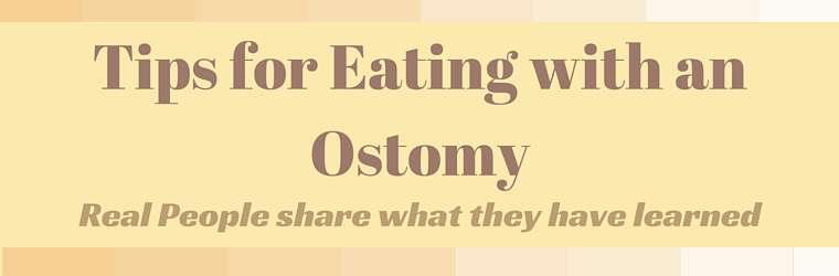 Tips for Eating with an Ostomy Yellow Banner