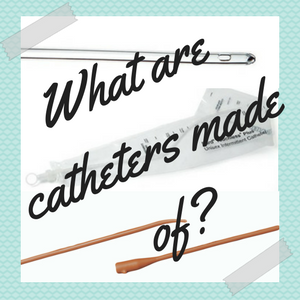 What are catheters made of? Silicone, Red Rubber, Vinyl Catheters