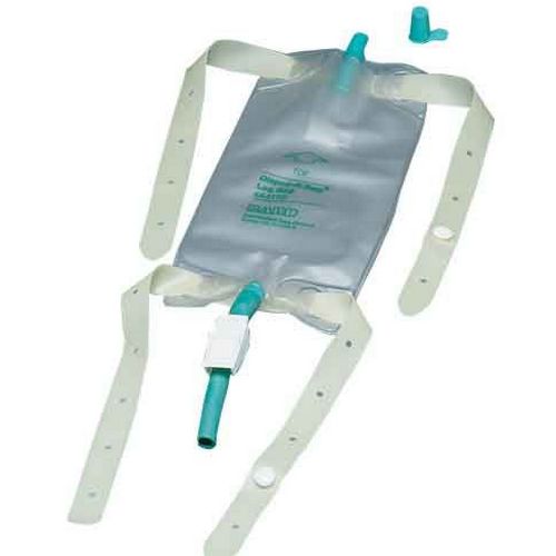 Bard Dispoz-a-Bag - Urinary Catheter Drainage Leg Bag with Straps (Tube and Clamp)