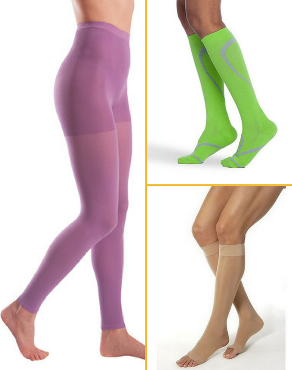 Compression Stockings and Socks, Pantyhose, Athletic, and Dress Styles