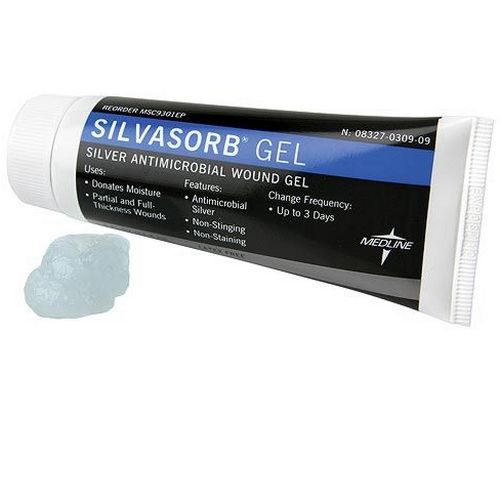 Medline Silvasorb Hydrogel Silver Antimicrobial Wound Gel
