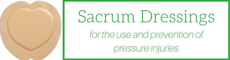 Sacrum Dressings for the use and prevention of pressure injuries