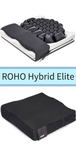 ROHO Hybrid Elite Air and Foam Wheelchair Cushion