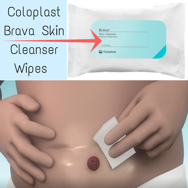 Coloplast Brava Ostomy Skin Cleanser Wipes