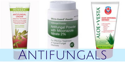 Antifungal Powder, Ointment, Moisture Barrier Cream