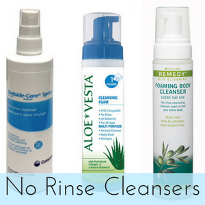 No Rinse Incontinence Cleansers