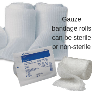 Sterile Gauze Bandage Rolls