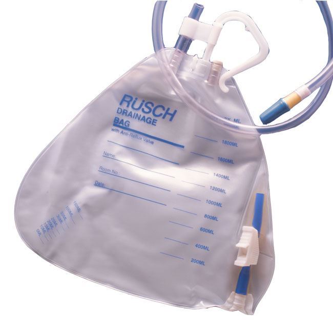 Rusch - 2000ml Vented Urinary Drainage Bag