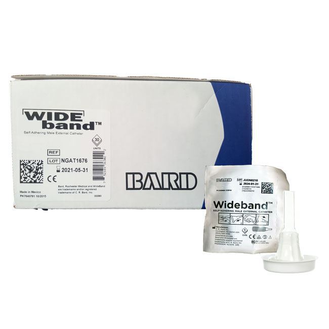 Bard Wide Band - Self Adhering Condom Catheter 36mm Case of 100