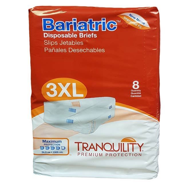Tranquility XL+ Bariatric - Adult Diapers with Tabs