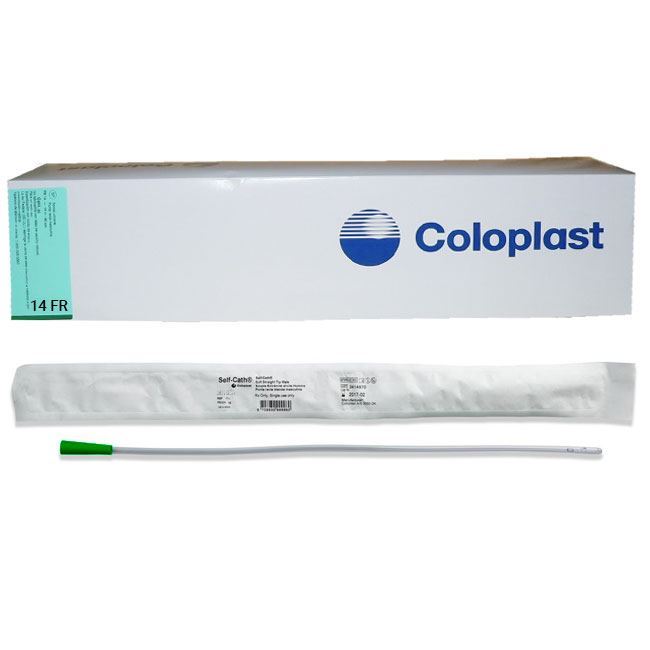 Coloplast Self-Cath - 16" Soft Straight Catheter