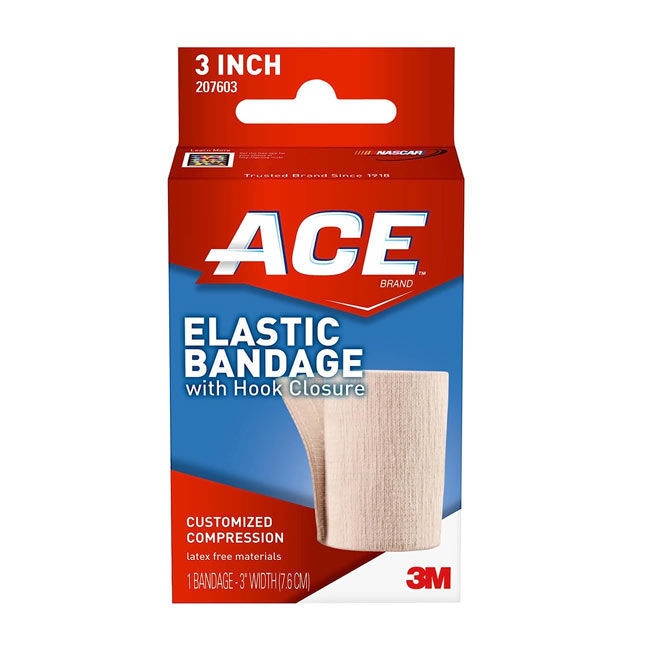3M ACE - Elastic Bandage with Hook (Velcro) Closure