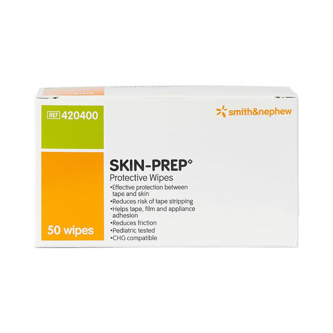 Smith and Nephew - Skin Prep Protective Wipes/Spray Wipes - Box of 50