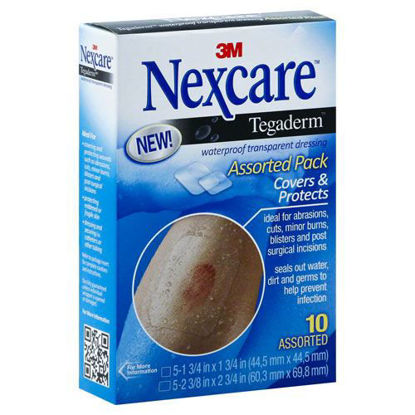 Picture of 3M Nexcare - Tegaderm Waterproof Transparent Dressing (Assorted Pack)
