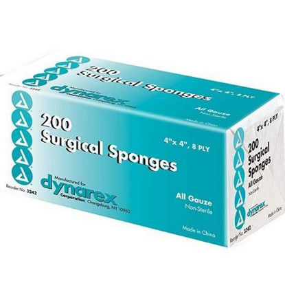 Picture of Dynarex - General Use 4" x 4" Non-sterile Gauze Sponges