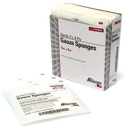 Picture of ProAdvantage - Sterile Cotton Gauze Sponges (8 ply)