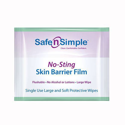 Picture of Safe n Simple - No Sting Barrier Film Wipes