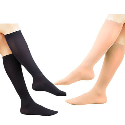 Picture of FLA Activa - Soft Fit Women's Microfiber 20-30 mmHg Compression Dress Socks (Knee High)