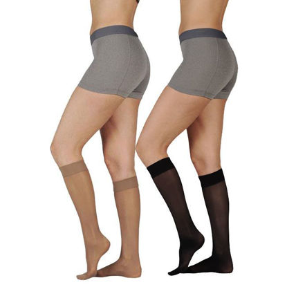 Picture of Juzo Attractive OTC - Women's 15-20mmHg Support/Compression Stockings (Knee High)