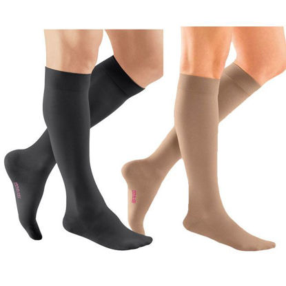 Picture of Mediven Plus - Knee High 20-30mmHg Compression Stocking (Extra Wide Calf/Silicone Band)