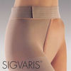 Picture of Sigvaris Opaque - Thigh High 30-40mmHg Compression Support Stockings (Open Toe/Waist Attachment)