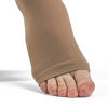 Picture of Sigvaris Opaque - Calf 30-40mmHg Compression Support Socks (Open Toe/Grip Top)