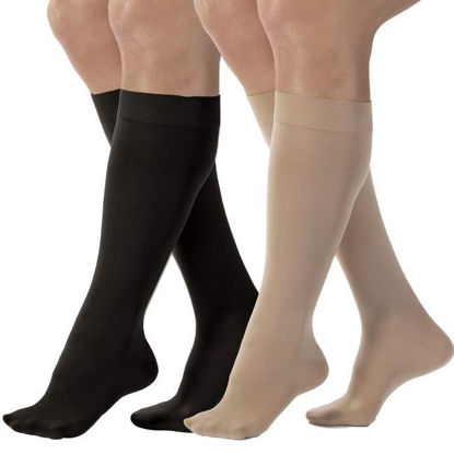 Picture of Jobst Opaque - Women's Full Calf Knee High 30-40 mmHg Compression Support Stockings