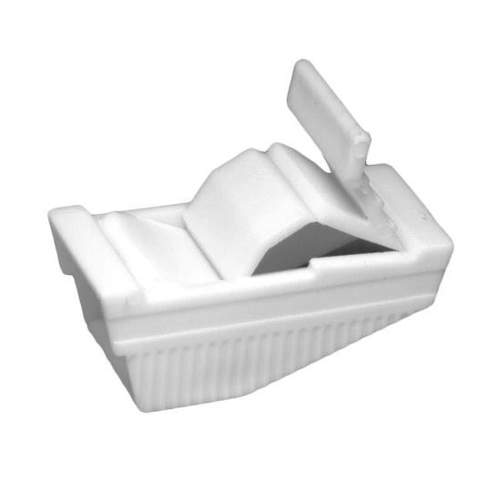 Picture of Urocare - Two Position White Plastic Tube Clamp
