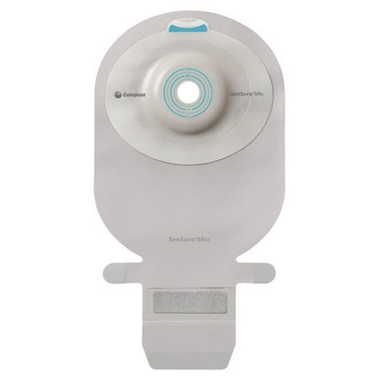 Picture of Coloplast SenSura Mio - Drainable 1-Piece Convex Light Ostomy Bag with Filter (Easi-Close - Cut to Fit)