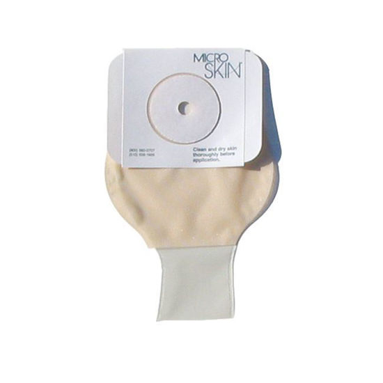 Picture of Cymed MicroSkin Platinum - 9" Drainable One-piece Ileostomy Bag (Pre-cut)