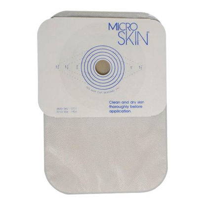 Picture of Cymed MicroSkin - 8" Closed End One-piece Cut-to-Fit Colostomy Bag with Filter