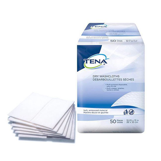 Picture of TENA Dry Washcloths