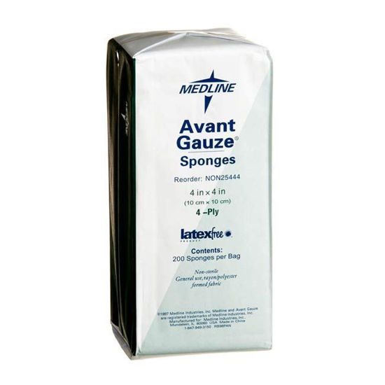 Picture of Medline Avant - Non-Sterile Gauze Sponges with Non-Woven Formed Fabric