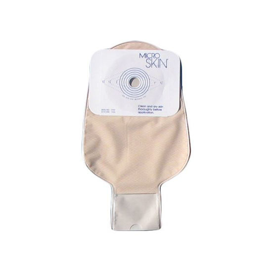 Picture of Cymed MicroSkin Ostomy Bag - 11" Drainable One-piece Plain Barrier (Cut to Fit)
