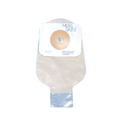 Picture of Cymed MicroSkin Ostomy Bag - 11" Drainable One-piece Thin Washer (Cut to Fit)