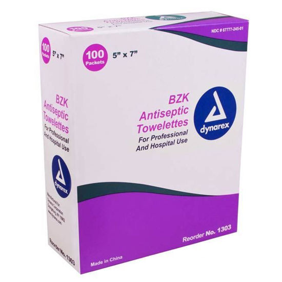 Picture of Dynarex - BZK Antiseptic Towelettes