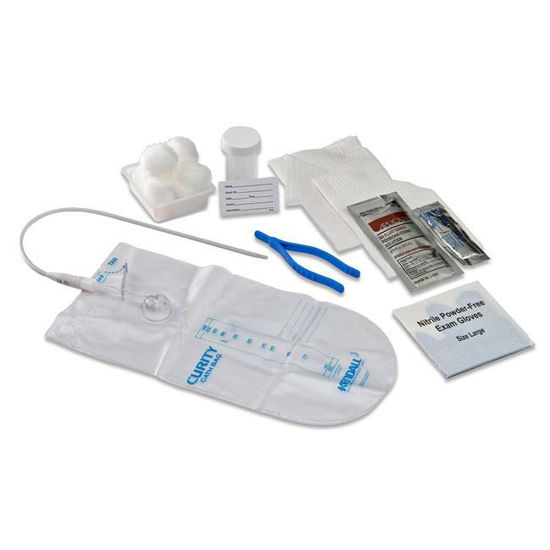 Picture of Dover Closed Urinary Catheterization Kit with Vinyl Catheter