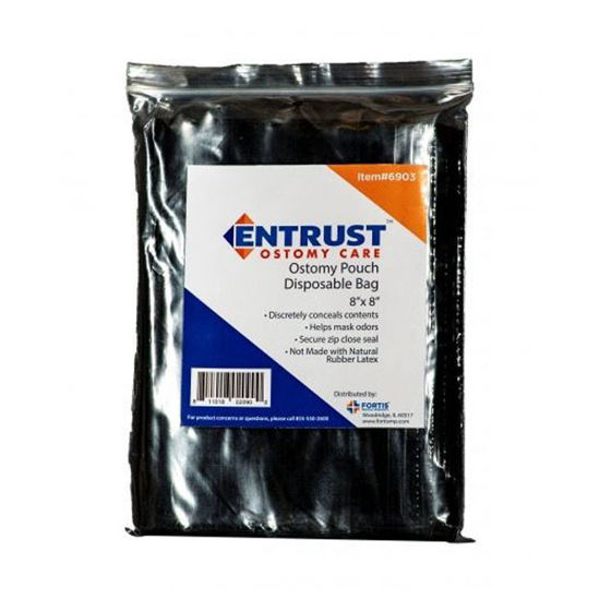 Picture of Entrust Ostomy Care Ostomy Pouch Disposable Bag