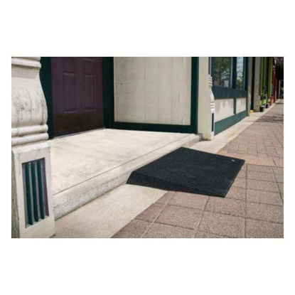 Picture of EZ-Access TRANSITIONS - Angled Rubber Entry Mat (Threshold Ramp - Beveled Sides)