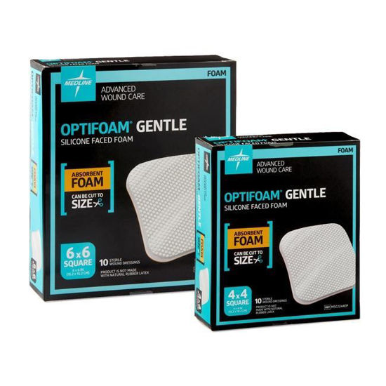 Picture of Optifoam Gentle - Silicone Faced Foam Dressing