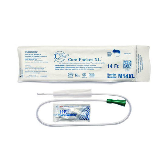 Picture of Cure Pocket XL - 25" Straight Catheter with Lubricant