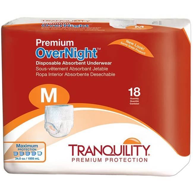 Tranquility Premium Overnight - Adult Protective Underwear