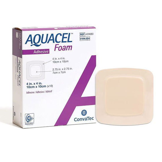 Picture of Aquacel - Foam Dressing with Adhesive Border