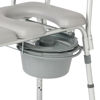 Picture of Medline Combination Padded Transfer Bench and Commode