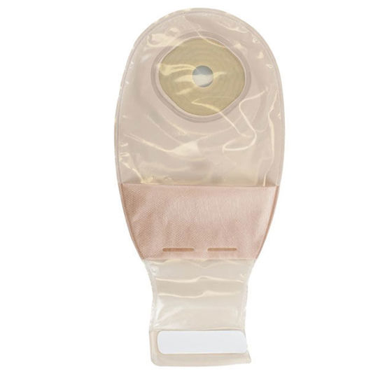 Picture of ConvaTec Esteem Plus - 1-Piece Drainable Ostomy Bag and wafer (InvisiClose Tail - Modified Stomahesive - Cut to Fit)
