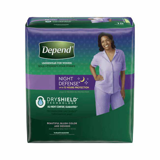 Picture of Depend Night Defense - Underwear for Women, Overnight