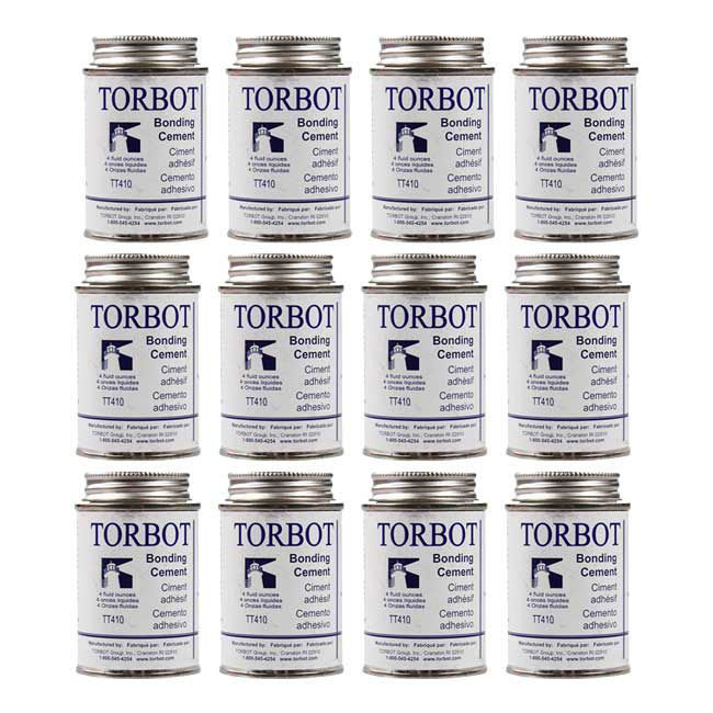 Torbot TT410- Liquid Bonding Adhesive Cement - 4 oz Cans- 2 Pack