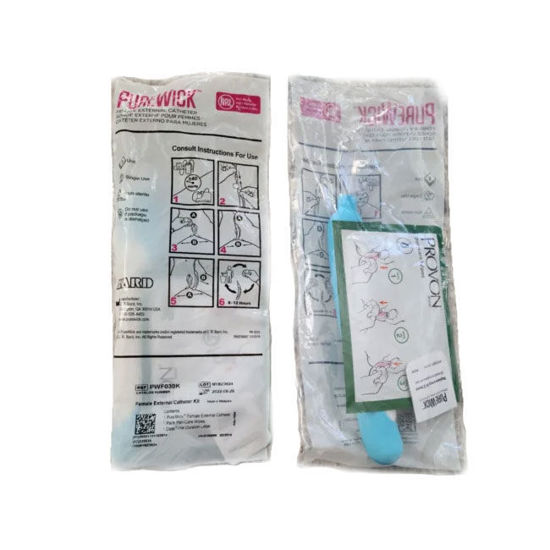 Picture of PureWick Female External Catheter Kit with Provon Peri-Care Wipes
