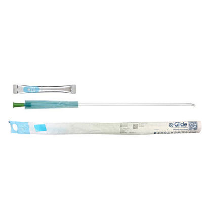 Picture of GentleCath Glide Tiemann - 16" Hydrophilic Intermittent Coude Catheter