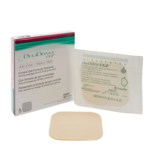 Picture of DuoDerm CGF - Square Hydrocolloid Dressing